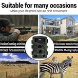 Trail Camera Game Wildlife Scouting Hunting Cam Night Vision 36MP 1080P V201-W12637602