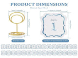 30 Sets Table Number, Elegant Soft Sophisticated Design, Reliable Cardstock Material, for V1366-AZ2-W-15547