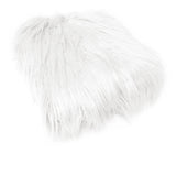 Mia Luxury Long Hair Faux Fur Throw Rug 127 x 152 cm White V442-ATX-THROW-23LUXMIA-WHITE-RE