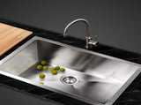 Cefito Kitchen Sink 45X30CM Stainless Steel Basin Single Bowl Silver SINK-3045-R010