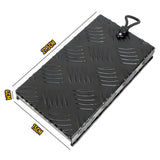 RV Truma Cowl Cover Black Checker Aluminum Universal Flue Vent Truma Hotwater AU V1181-CC-BK