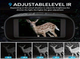 36 megapixel 4K night vision binoculars with infrared function, 7.62 cm high-definition screen, 10x V1102-HEWYJ-001