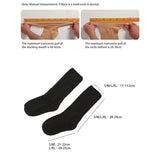 Extra Width Diabetic Socks Men Women-4 Pairs Wide Edema Sock for Swollen Feet,Non Slip Cast V1192-AZ-W-2628