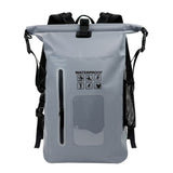 waterproof dry-wet separation, outdoor sports fishing camping V1106-132-53467-NVY-25L