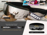 DOTUGE Magnetic Flip-Up Ski Goggles with Dual Frame Design, Anti-Fog HD Lens, Impact-Resistant TPU V1341-ZY-74P5E9RB-SPACESILVER