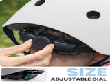 OutdoorMaster Youth & Kids Bike Helmet - Adjustable Multi-Sports Skateboard Helmet with Removable XFOM-HS001-WHT-L