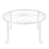 Single Layer Iron Plant Stand Floor Standing Simple Low Plant Stand Balcony Living Room Flower V1294-YM0717-3111220212114