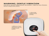 Orku 2x Heated Knee Massager - Rechargeable Air Compression Vibration Wrap V238-SUPDZ-40375750361168
