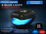 Nail Wellness Light Device Red & Blue LED for Daily Nail Care Routine Auto Timer, USB V1107-CS-ZJD
