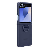 Samsung Silicone Case with Ring for Galaxy Z Flip6 - Dark Blue V578-EF-PF741TNEGWW