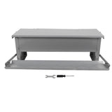 Automatic Chicken Feeder Steel Large Capacity Water Resistant Poultry Feeder Food Dispenser with Lid V1294-YM0901-3111240265911