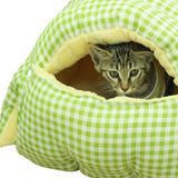 Cat house - Cat basket - Plush and warm - Removable and washable - Closed cat bed for winter V1188-ZXY-131-330