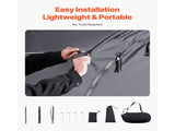 Bike Storage Tent, 4 to 5 Bikes, Outdoor Spacious Bike Storage Tent with Ventilated Window, V952-SXZXCP5675FTAJLWBV0