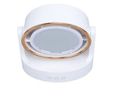 Lighted Mirror Fan Multifunctional Silent Oscillating Rechargeable Desk Bladeless Fan for Home V1294-YM0901-3113240170011