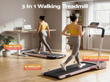 Everfit 3 in 1 Walking Pad Treadmill 20% Auto Incline Under Desk Foldable Treadmills for Home With TMILL-400H-AINC-PK