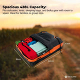 Social Hike 428L Car Rooftop Storage Carrier - Soft-Shell Waterproof Roof Bag V238-SUPDZ-41261402259536