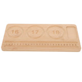 Wood Bead Design Board for Bracelets and Necklaces Jewelry Making V1370-AZ4-16991