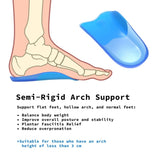 Half Insoles Shoe Inserts M Size Gel Arch Support Foot Pads V274-GM-BI-INSOLE-HF-M