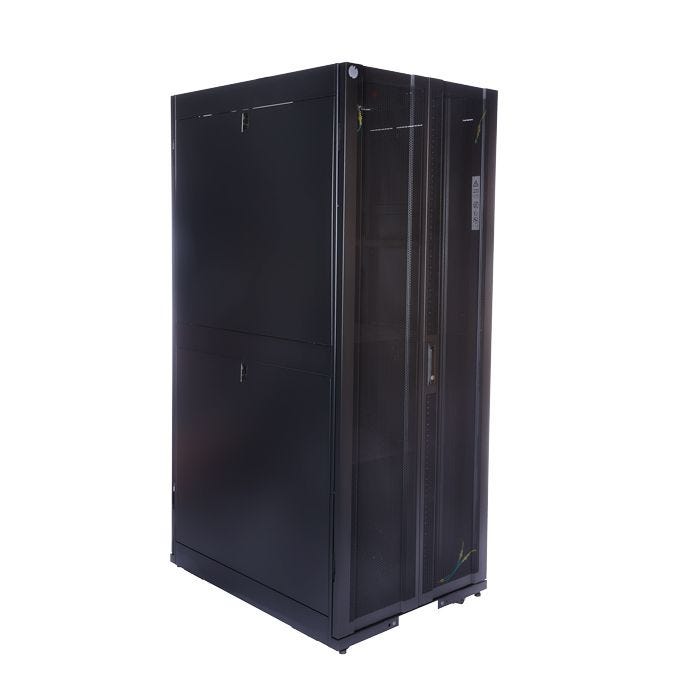 Premium Server Rack 4Cabling 45RU 800mm Wide x 1070mm Deep Premium Server Rack With Bi-Fold ...