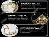 Unique Wish Bottle Golden Glass Packing Box for Preserved Flowers and Decor 1Pc V1369-AZ3-W-15685