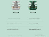 White 3.5L Smart Cool Mist Humidifier with Dual Nozzle & Digital Display - Ultra-Quiet Air Purifier V888-ELOSUNG34471