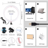 11.8 Dual-Temp Led Ring Light With Tripod & Remote V562-B854UP