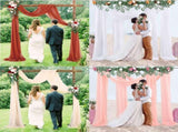 Wedding Arch Chiffon Fabric Drapery Wedding Drapery Arch Decoration Wedding Decor V1294-YM0512-221102YF34-3