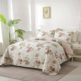 Artisan Quilted Coverlet and Pillowcases Set: A Masterpiece for Your Bed - Queen size V745-MAC090271Q13U