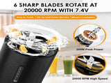 Portable Blender - Blender - Mini Blender - On-the-Go Blender - Mini Juicer - Smoothie Maker - 450 V1188-MS-313-1056