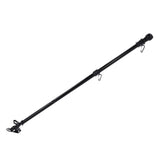 Flag Pole Heavy Duty Carbon Steel Anti Tangling 2 Mounting Angle Adjustable Flag Pole Kit for V1294-YM0901-3111250177211