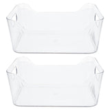 HOOWIFFY Clear Pet Fridge Organizers, Odorless and , Perfect for Vegetables and More, 2Pcs V1189-WXFWAL-20260326-02695