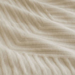 Ardor Alton Linen Jacquard Embossed Texture Geo Quilt Cover Set Queen V442-INT-QUILTCS-ALTON-LINEN-QS