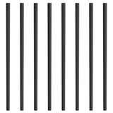 Staircase Metal Balusters, 32.28"x1"x0.2" Flat Aluminum Alloy Decorative Banister Spindles, 51 Pack V952-BPKLGZ51G322DLHBFV0