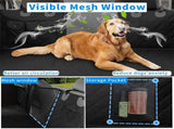 Large Dogs Back Seat Extender Waterproof Dog Hammock Car Seats with Hard Bottom V767-P-XD1687