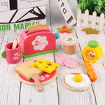 Kids Wooden Kitchen Tea Set Pretend Play V510-AT1112