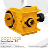 Door Lock Installation Kit with Drilling Template Hole Saw Drill Bit and Hex Wrench for Wooden and V1341-ZY-FDTQPA2Z-BLUE