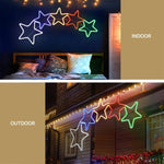 1.25M Christmas Lights Motif 560 LED Rope Light Outdoor Decoration Jingle Jollys XMAS-MOT-D-STAR-MC01