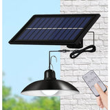 Solar Chandelier 30 LED Retro Bulb Light with Remote Control 3 Brightness Levels White Light IP65 V1237-ZY-522-0038