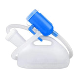 Male Urinal for Elderly,2000ml Portable Pee Bottle with 1.6m Long Tube and Leak-Proof Lid for V1369-AZ3-W-14165
