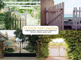 14 inch automatically closing gate spring hardware Adjustable metal spring closer for light to heavy V1259-DP01-BO-241