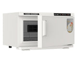 White 16L Black Hot Towel Warmer UV Sterilizer Cabinet for Salon and Home Use LSB-59260