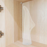 Clear Inverted Foot Display Stand for Socks, Anklets, Bracelets - Retail Showcase Holder for V1369-AZ3-W-12995