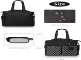 Baby Storage Bag - Multifunctional Diaper Bag with 13 Compartments - Including Special Pacifier V1189-HB001WSRT00022