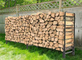233cm Extra Long Heavy Duty Firewood Log Rack Metal Storage Holder Garden Indoor V767-JJ-XZ112-V1