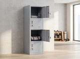 4-Door Vertical Locker for Office Gym Shed School Home Storage V63-832501