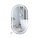 EMITTO LED Wall Mirror Oval Anti-fog 60x100cm DECO1012-60X100