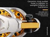 Right-hand High Speed Front Strike Fishing Reel - 4.0 Gear Ratio Aluminium Alloy Reel with Auto Line V888-ELOSUNG56790