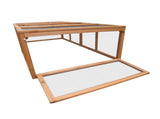 Furtastic Rectangular Wooden Chicken Coop & Rabbit Hutch WCC-JOY-001-REC