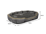 PaWz Electric Pet Heater Bed Heated M Grey Medium PT1136-M-GY_NZ