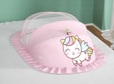 Baby Fly Net Tent Portable Bottomless Breathable Folding Net Bed Tent for Kids Sleeping Pink V1294-YM0703-3117230079711